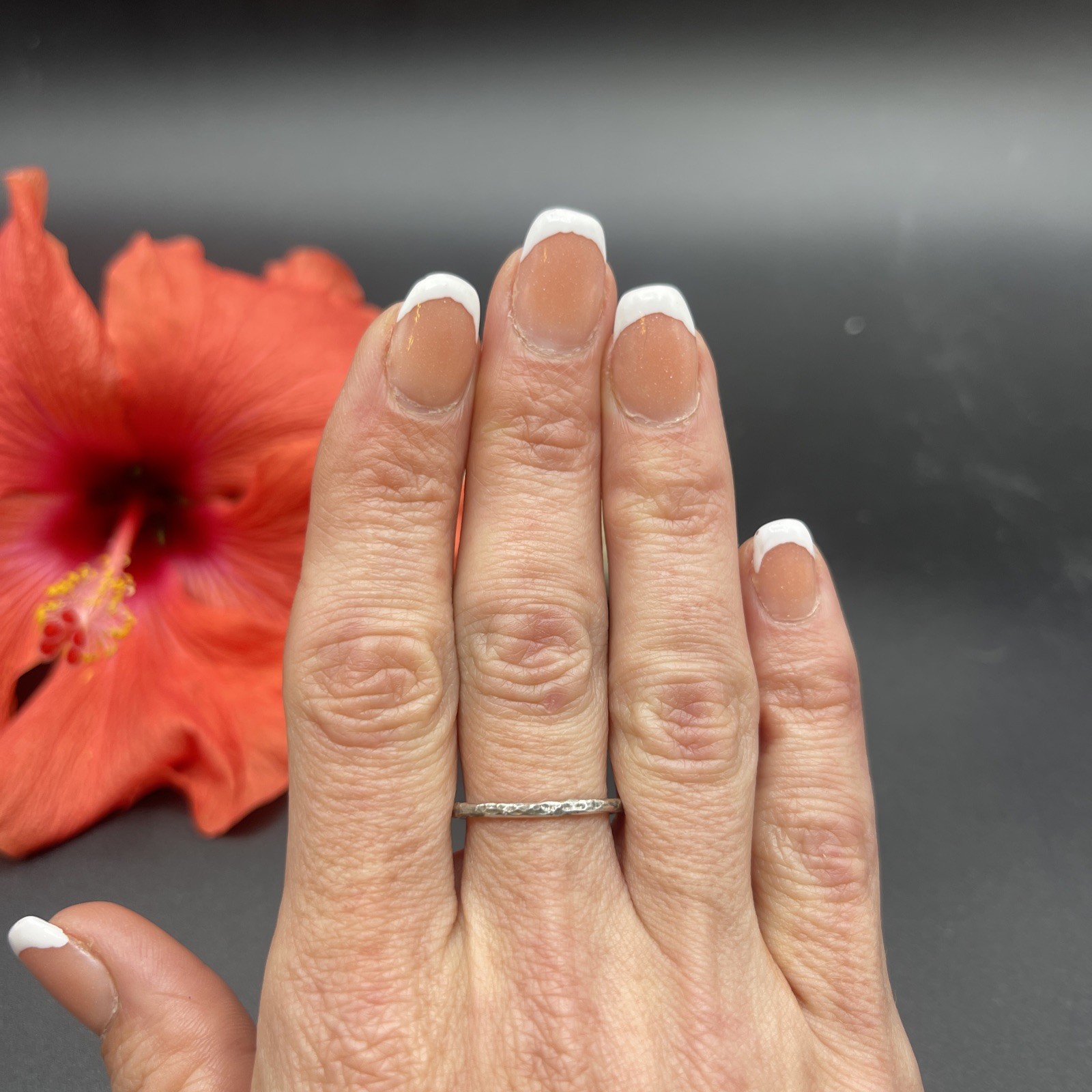 Stunning Unique Handmade 925 Sterling Silver Stackable Band Ring #B99
