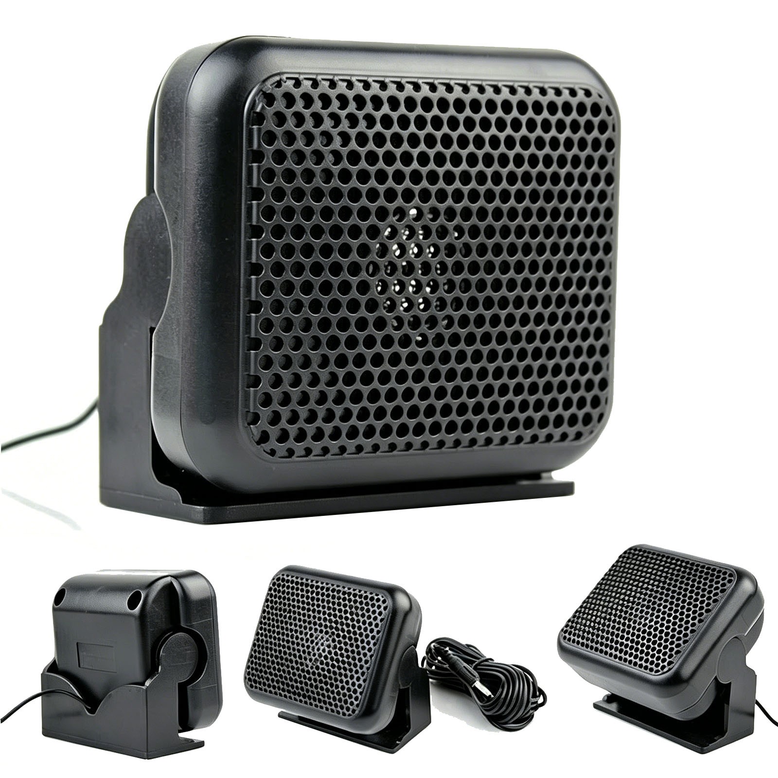 Speaker Nagoya External Size Mini 1x CB Radio NSP-100 Fit For Yaesu Kenwood Icom