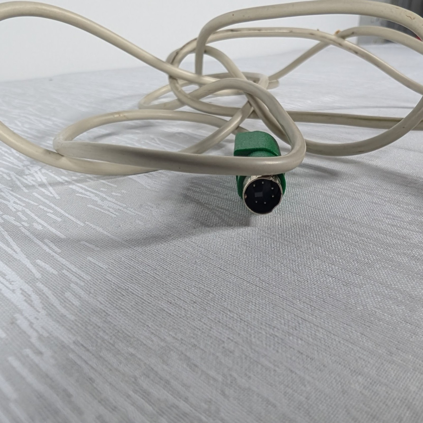 Vintage Compaq M-S34 2-button PS/2 Computer Ball Mouse