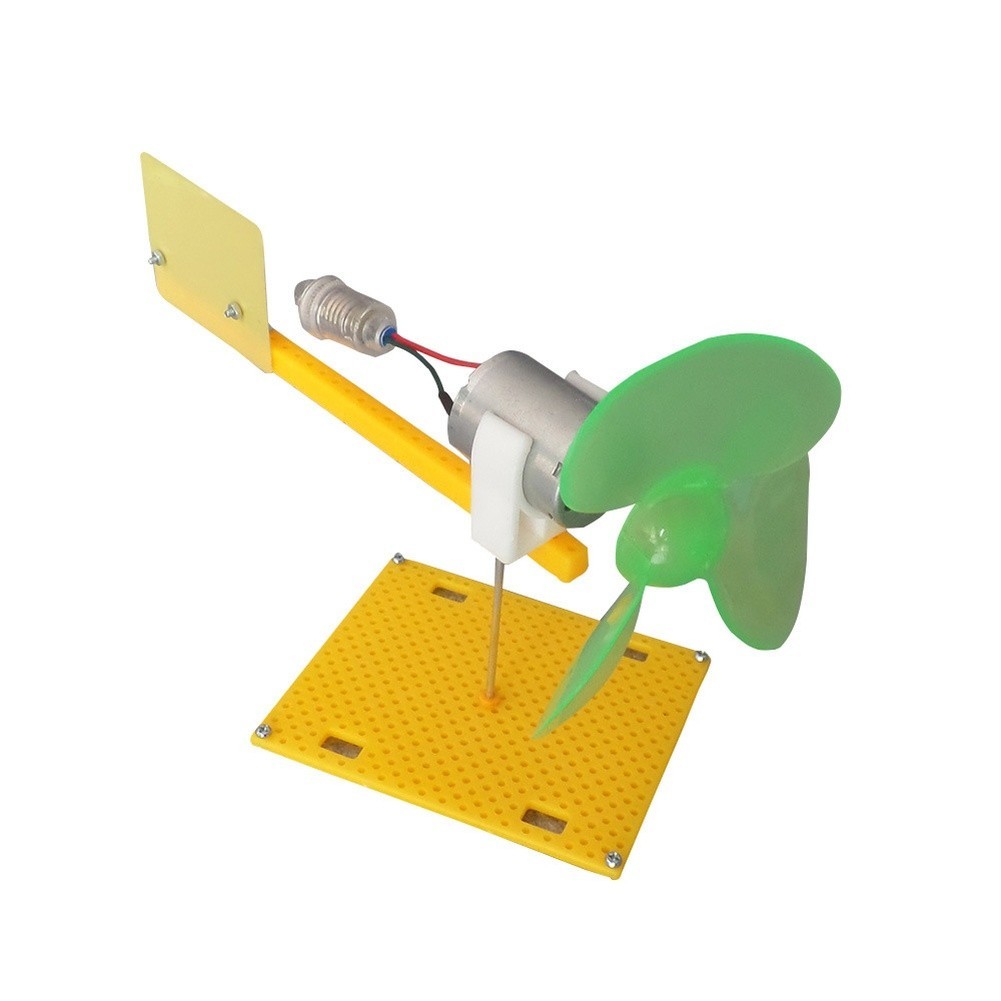For Science Education Wind Turbine - 8V DC Output Drives E10 LED Light