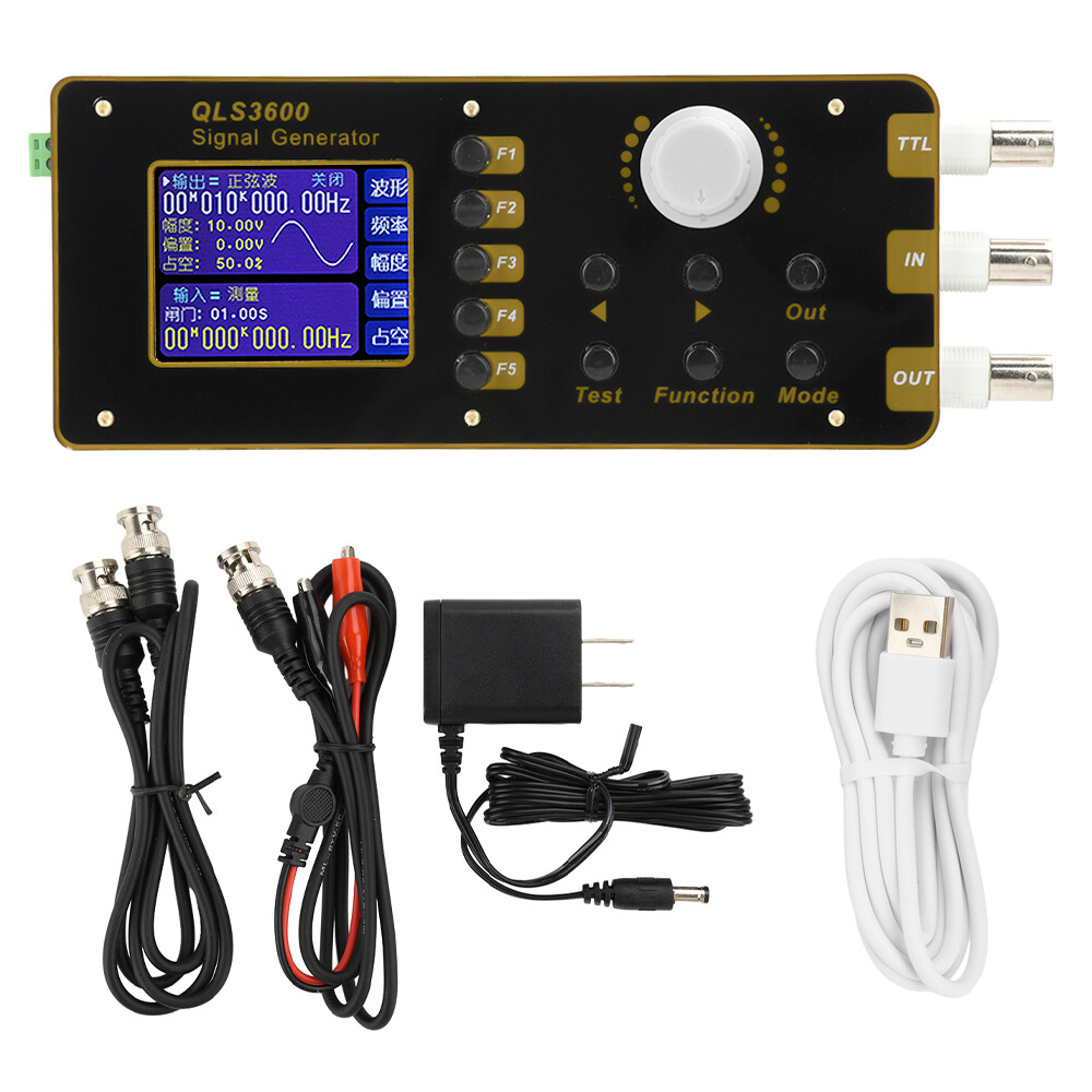QLS3600S 2.4-in TFT Arbitrary Wave DDS Function Signal Generator/Frequency/Pulse