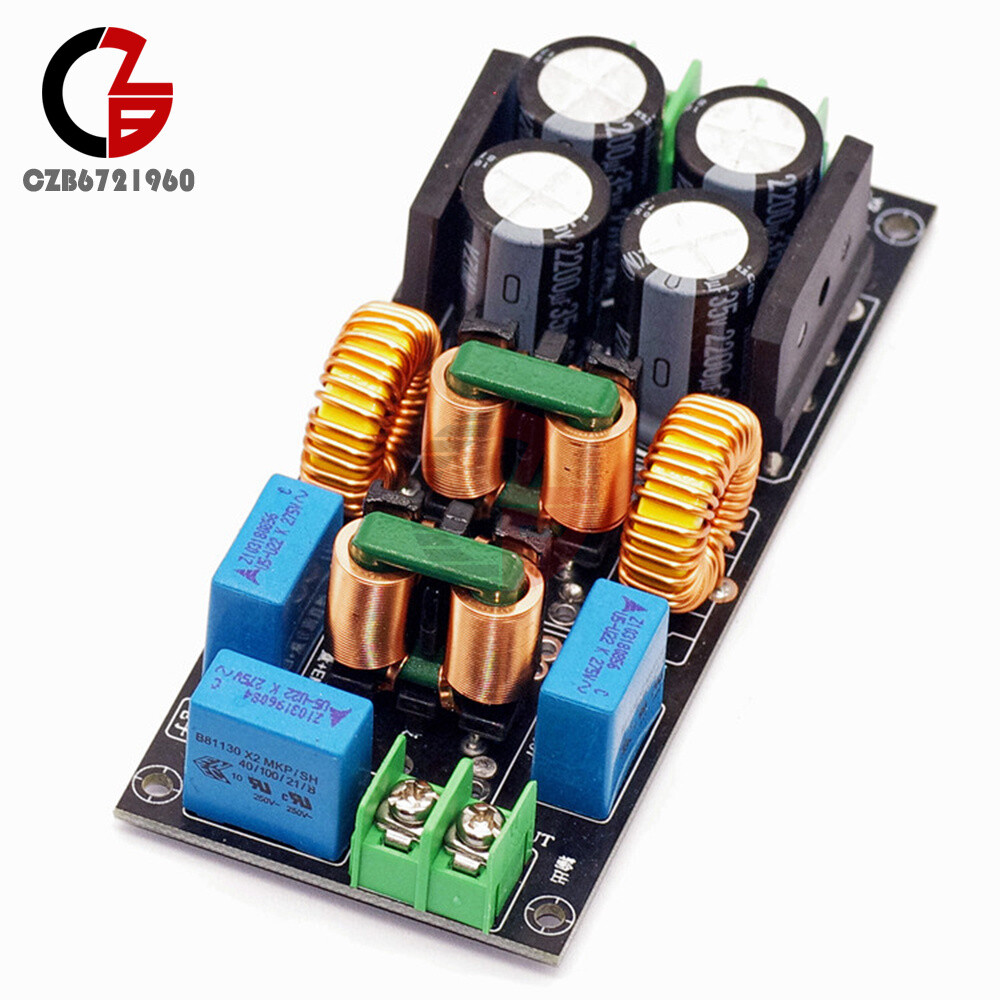 AC110-250V Amplifier Audio Power Filter EMI Filter DC High Current 4A/10A/20A