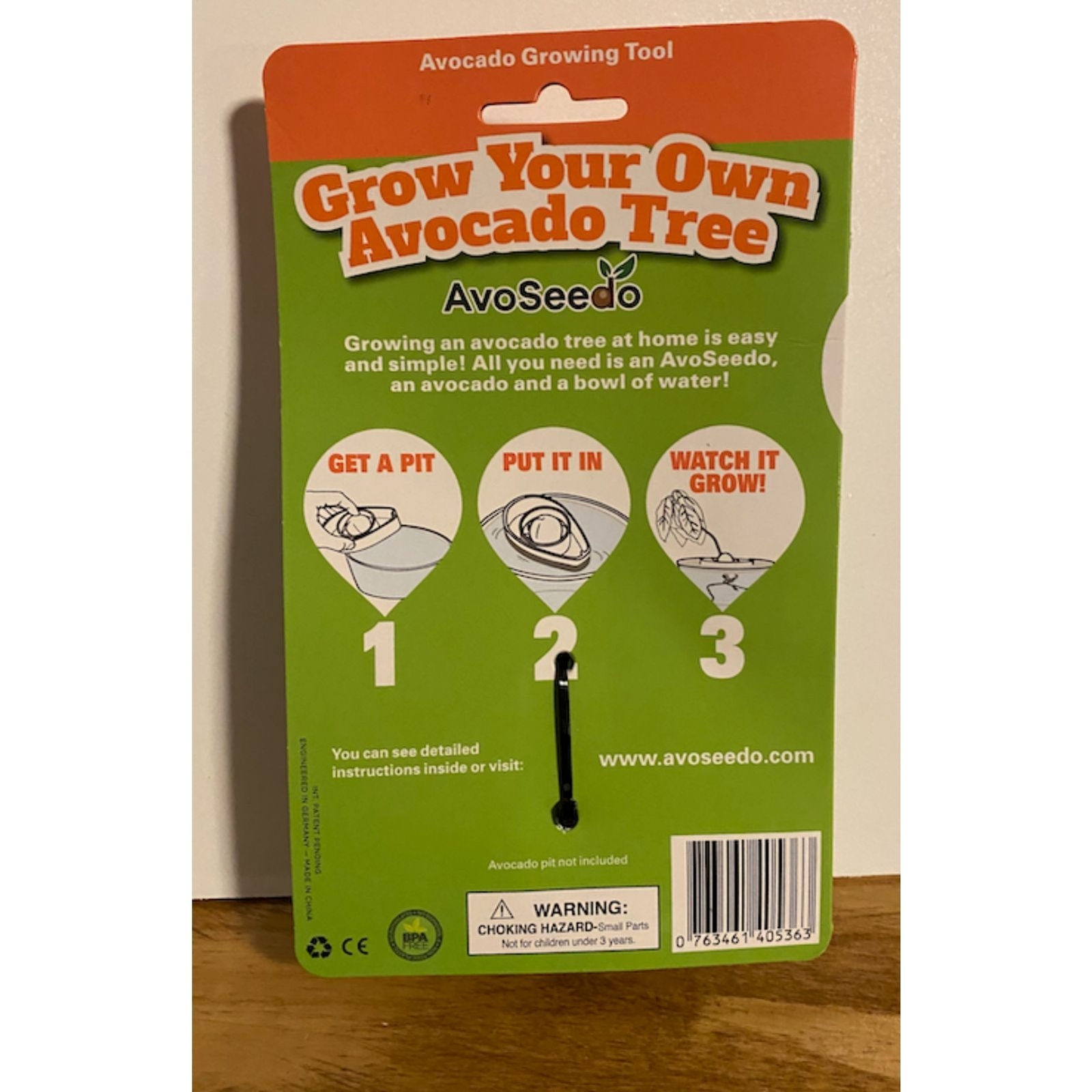 NEW* AvoSeedo - Bowl Grow Your Own Avocado Tree