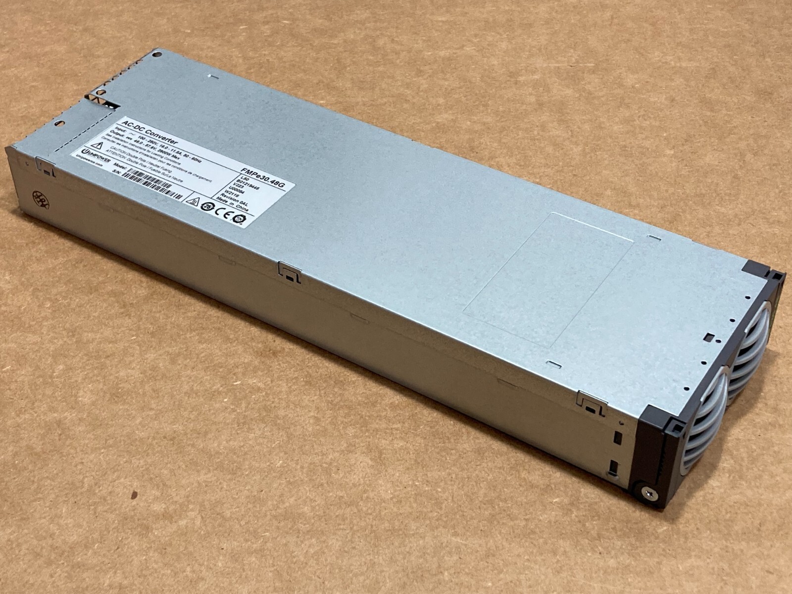 UNIPOWER FMPe30.48G 48V DC RECTIFIER 60 Amps 2900 Watts AC-DC CONVERTER NEW!