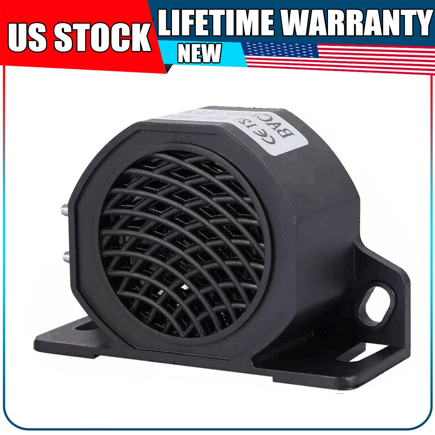 Universal 110dB Back-up Warning Alarm Beeper Reversing Horn Truck Heavy Vehicle