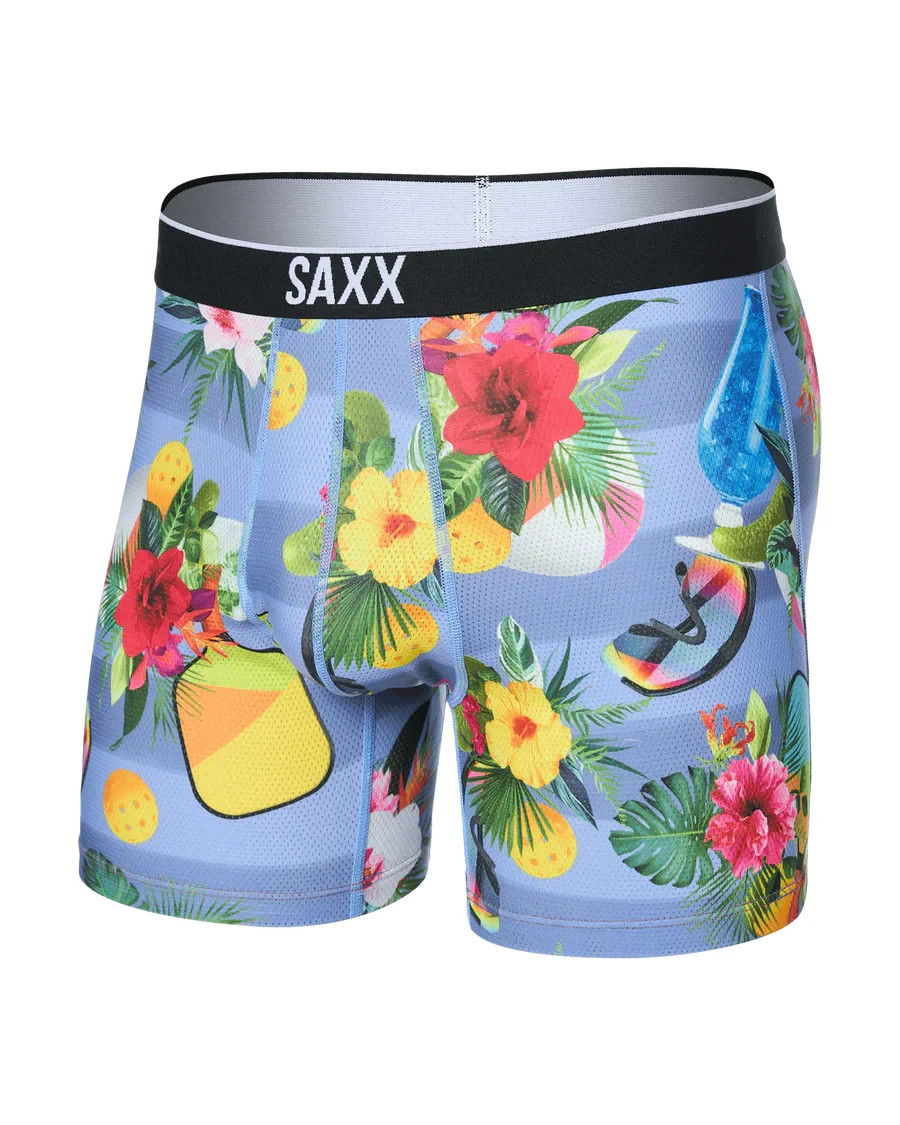 SAXX VOLT BREATHABLE MESH MEN PERFORMANCE BOXER BRIEFS UNDERWEAR#SXBB29-NWT