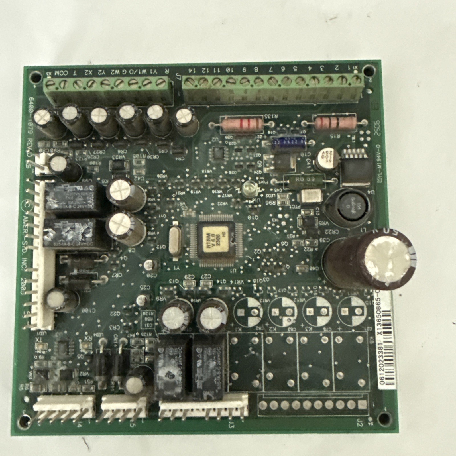 TRANE X13650865-06 Amer.  Standard 6400-1079  Rev D Control Board FREE SHIPPING