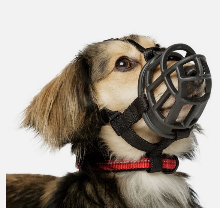 Baskerville Ultra Dog Muzzle Size 3 Black Comfortable Dog Friendly Breathable