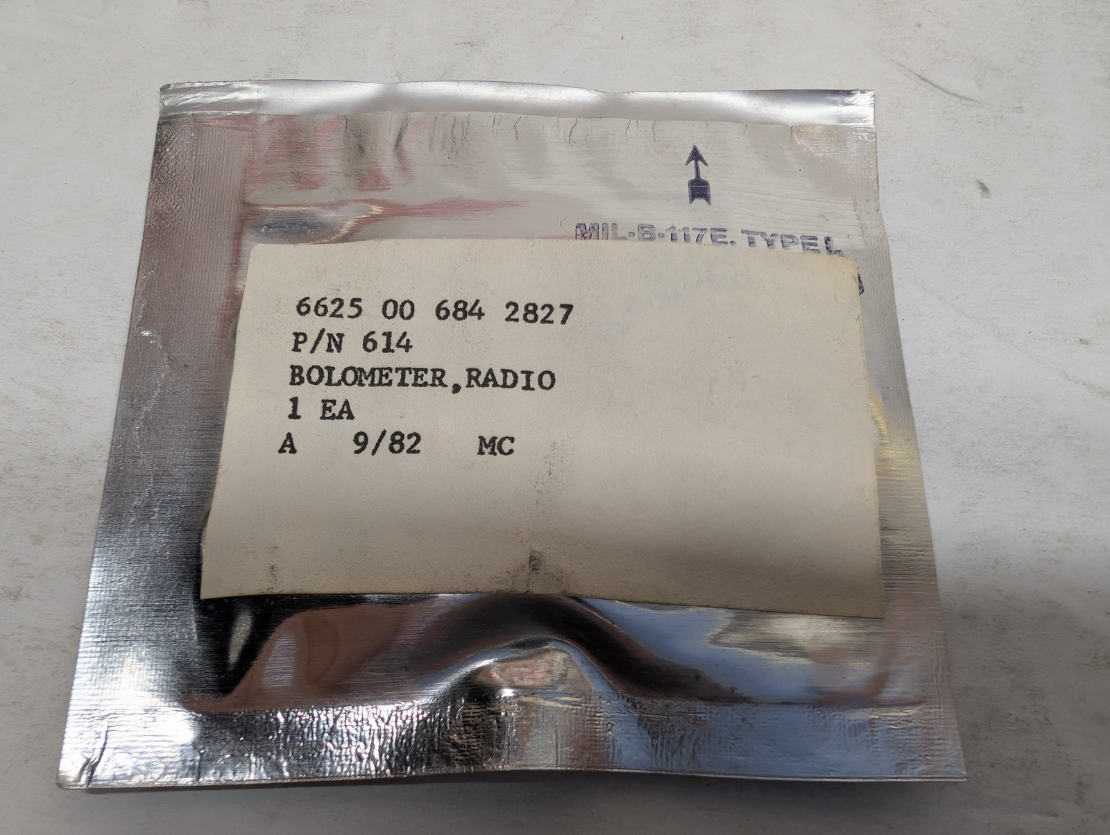 Harris 614 Radio Frequency RF Bolometer 6625-00-684-2827 Vintage NOS Sealed