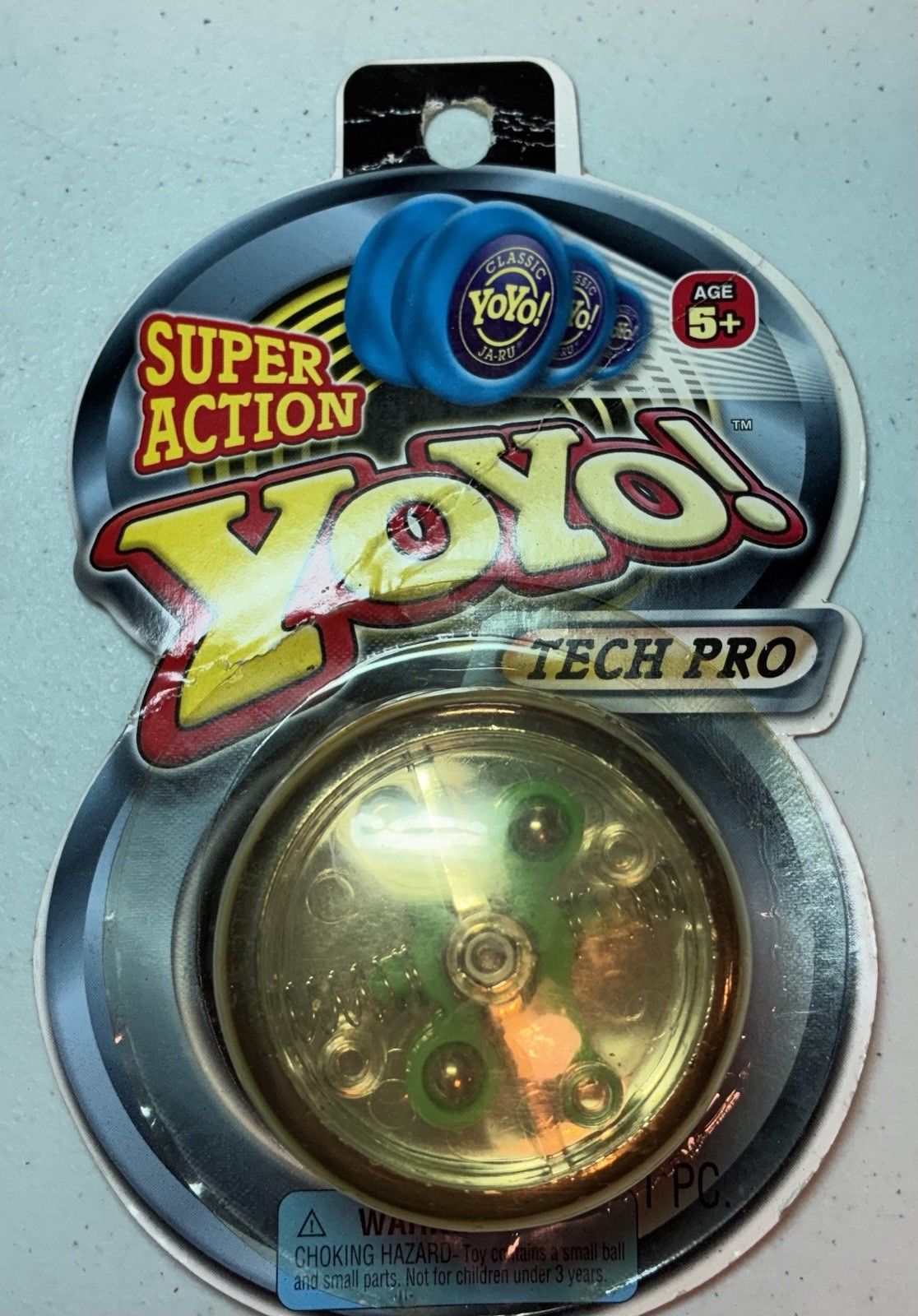 Ja-Ru Clear Yo-yo Super Action Tech Pro Model #1996 New in Package