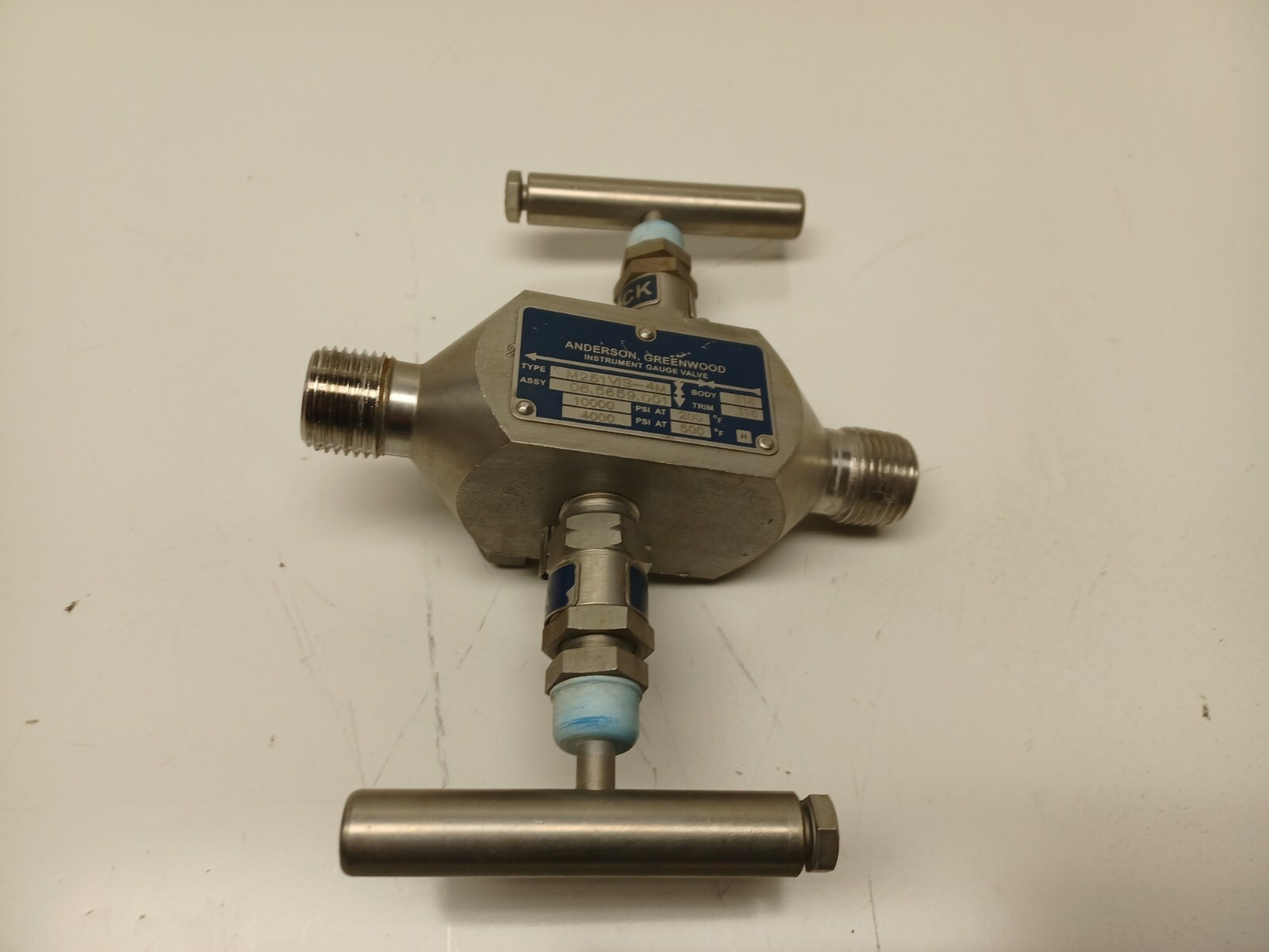 Anderson Greenwood M25VIS-4M Block and Bleed Gauge Valve 3/4" MNPT 3/4" MNPT