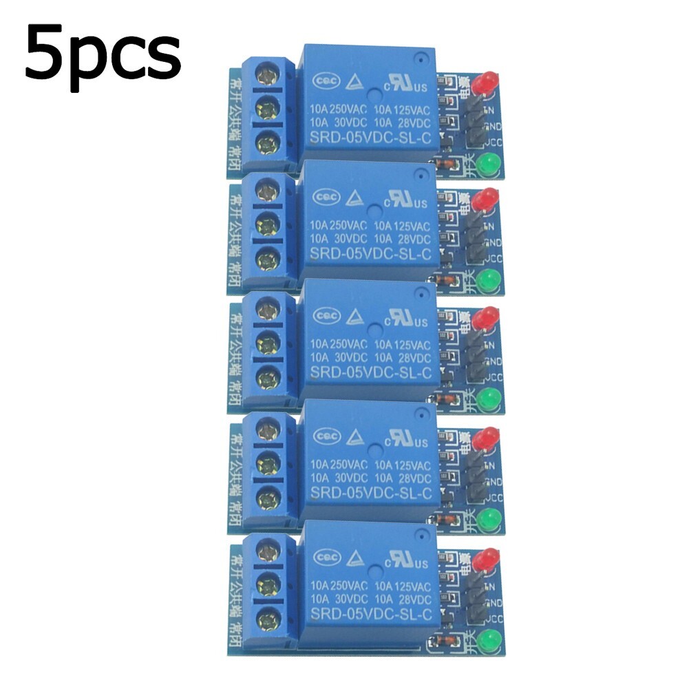 Efficient Single Channel for relay for Arduino For Raspberry Pi (5PCS)
