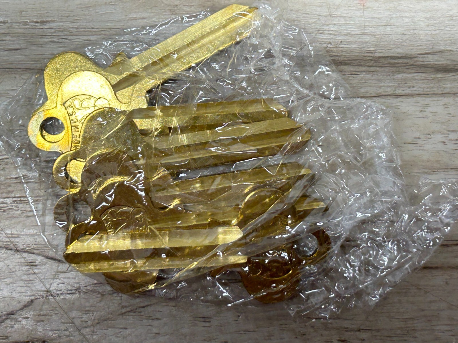 STAR 6MA8 Locksmith Supplies Brass Key Blanks Set Of 6 Made In USA NOS