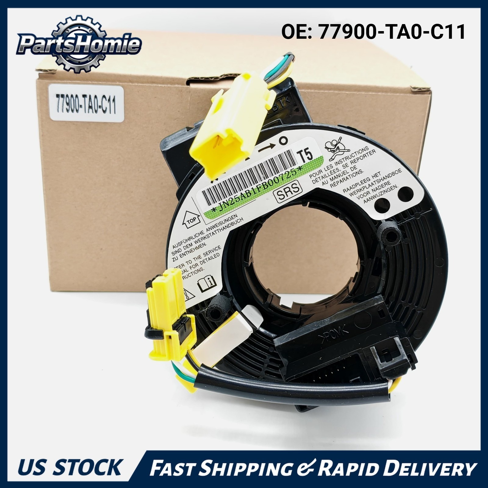 NEW Clock Spring Spiral Cable 77900-TA0-C11 for 2008-2014 Honda Accord Pilot