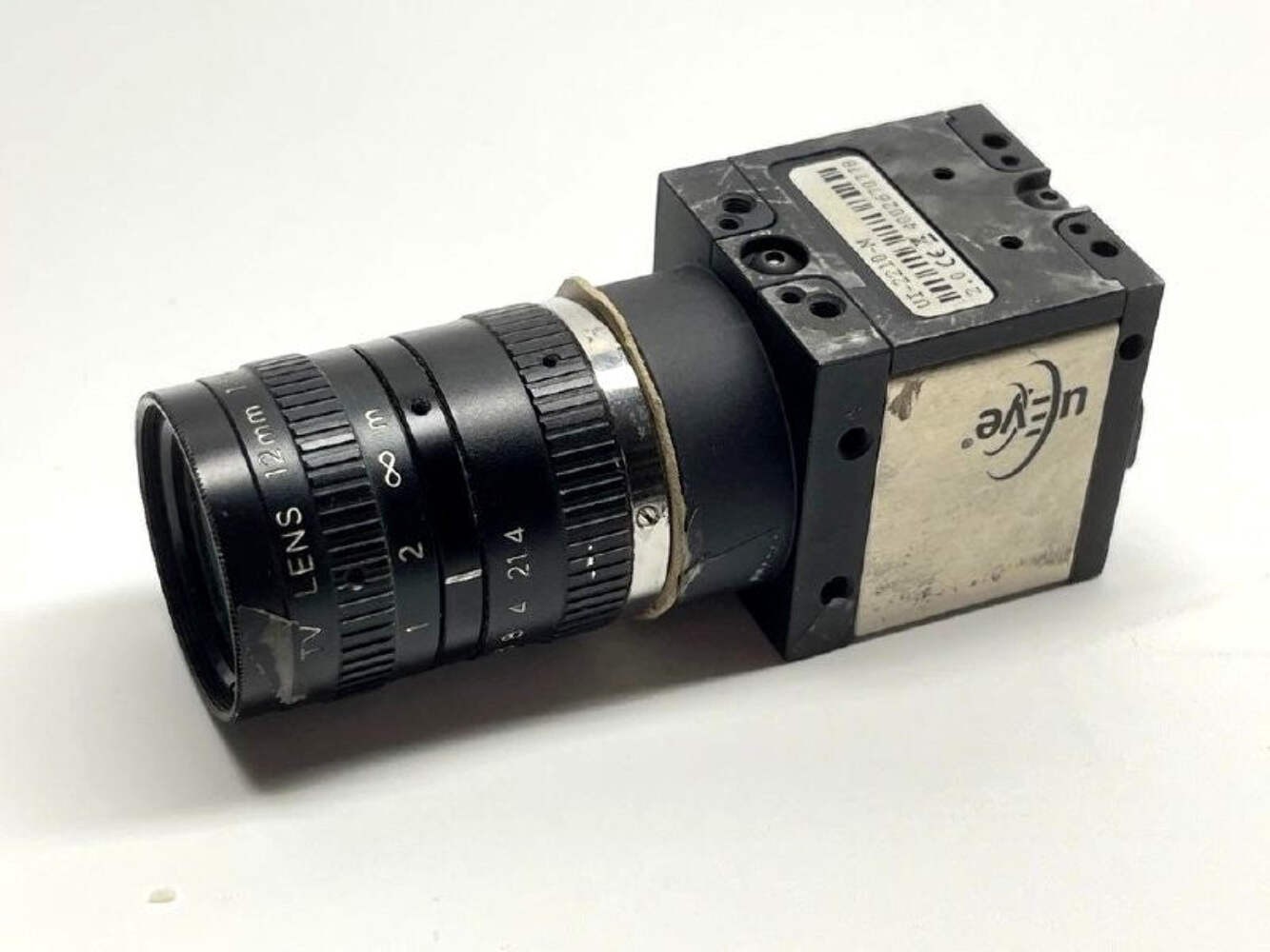 IDS uEye UI-2210-M Industrial USB Camera with 12mm Lens
