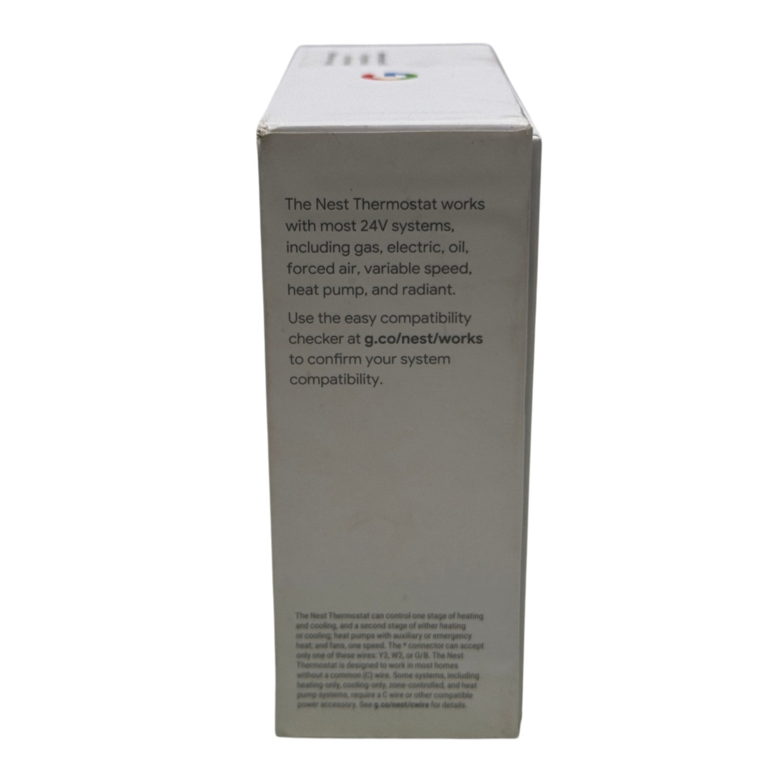 Google Nest Thermostat GA02082-US Smart WiFi Programmable Sand Open Box