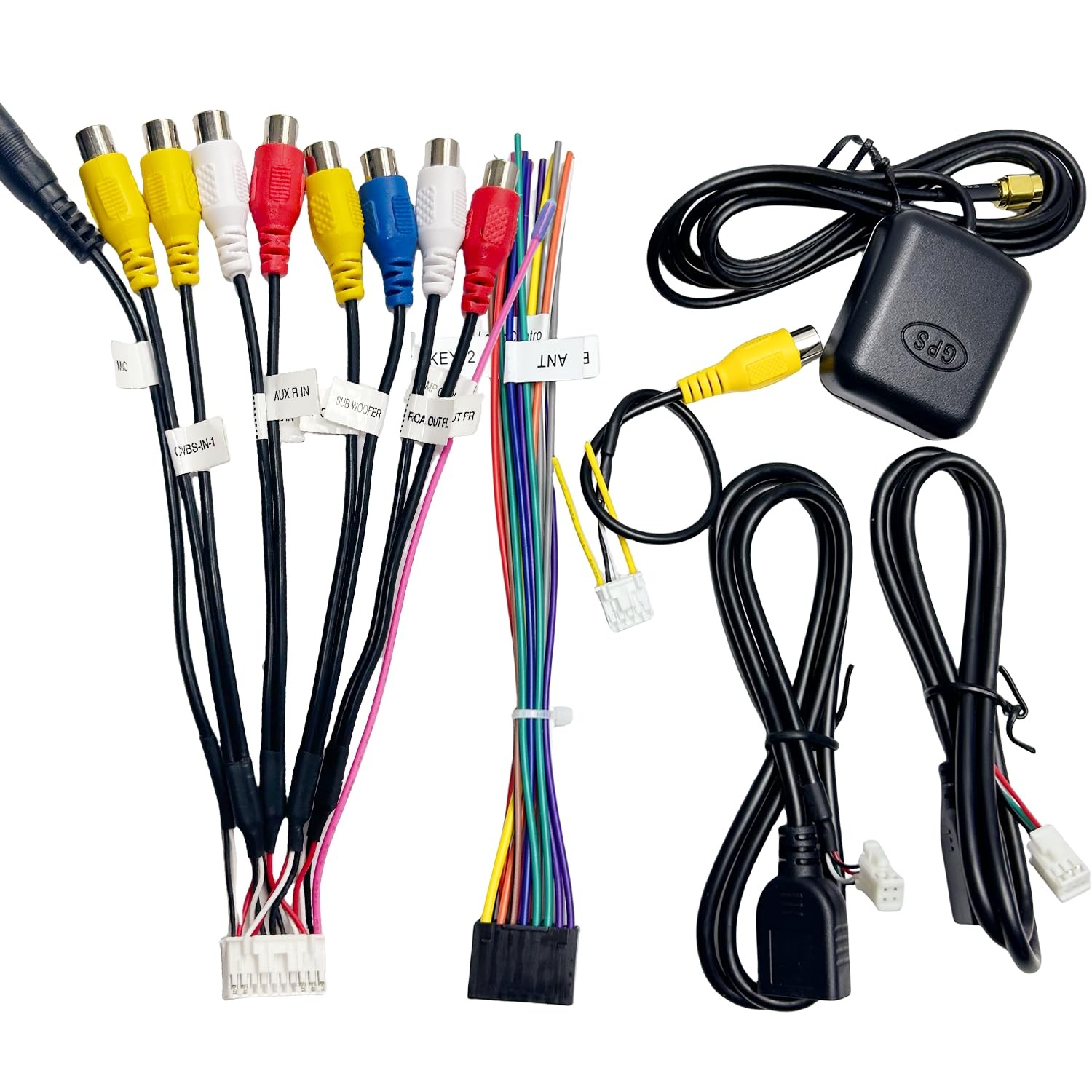 Radio Wiring Harness Kit for Android Car Stereo 16Pin ISO Radio Wire Harness