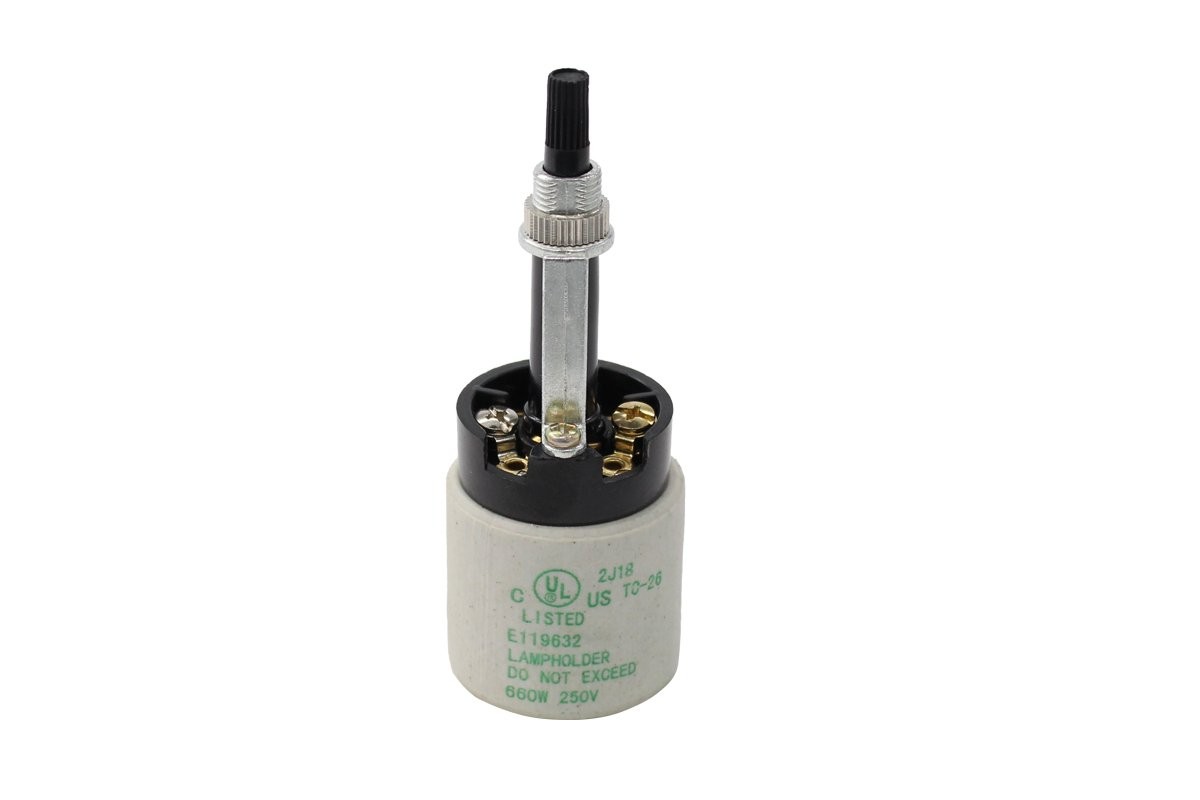 Universal Porcelain Ceramic Rotary Socket Knob Switch