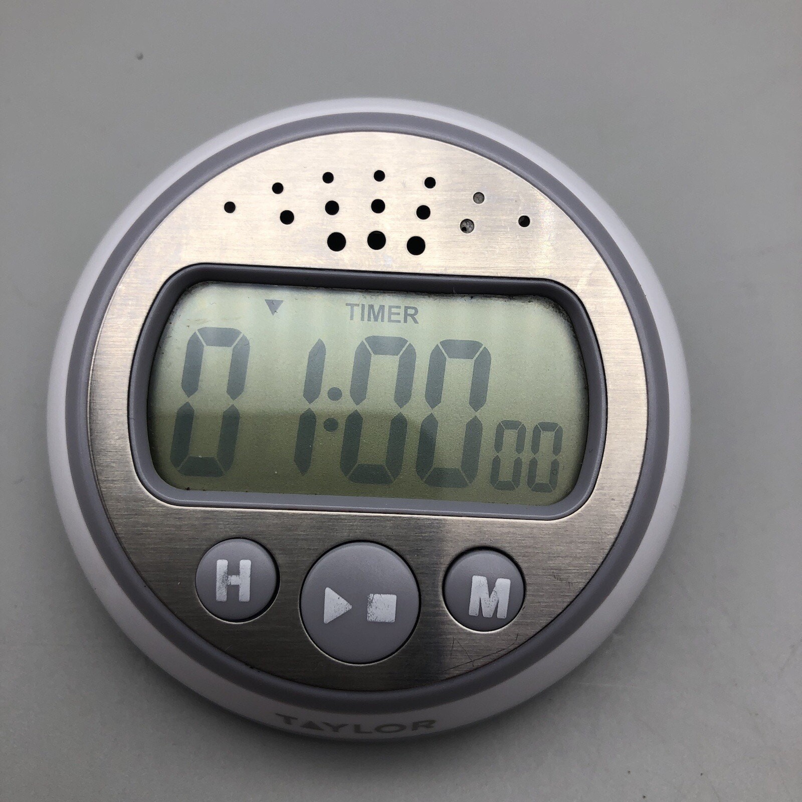 Taylor Precision Products Super-Loud Digital Timer Silver (5873) w/Out Battery