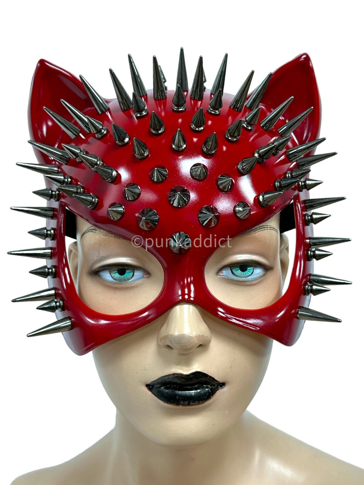 Car Mask Spike Mask Black Halloween Festival Costume Party Scary Mask
