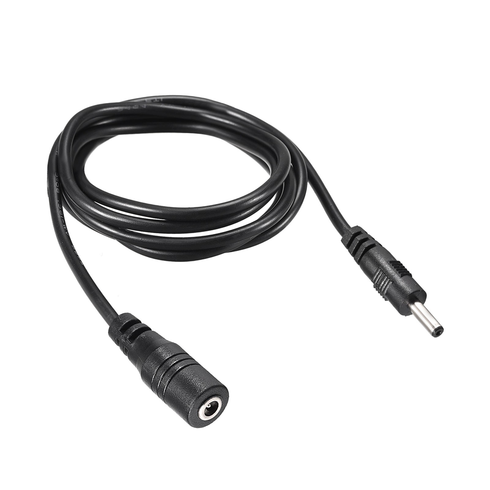 DC Wire Power Cable Converter with Adapter 1.35mmx3.5mm /1.5m/ Black