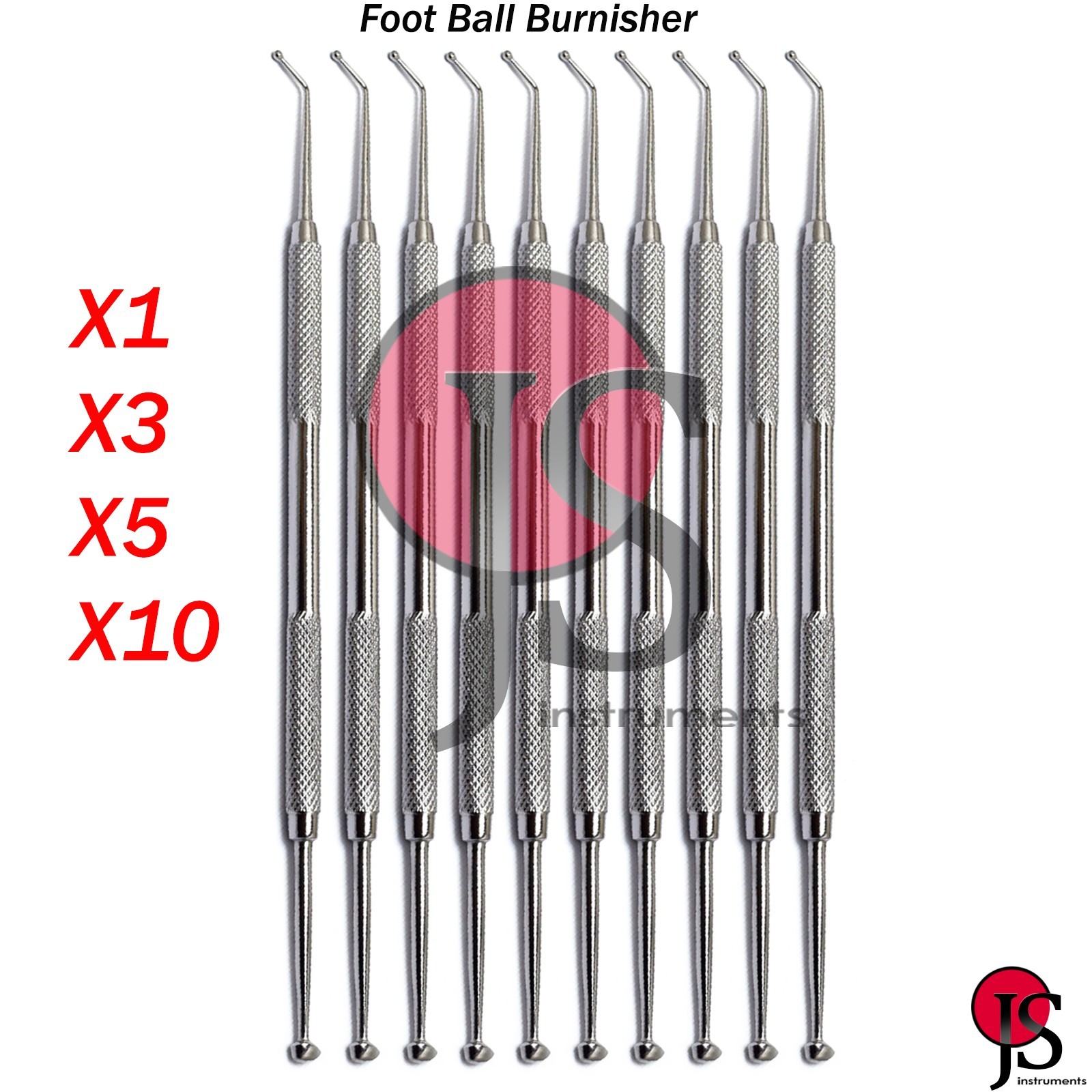 Restoration Composite Filling instruments Foot Ball Burnisher Condenser Dental
