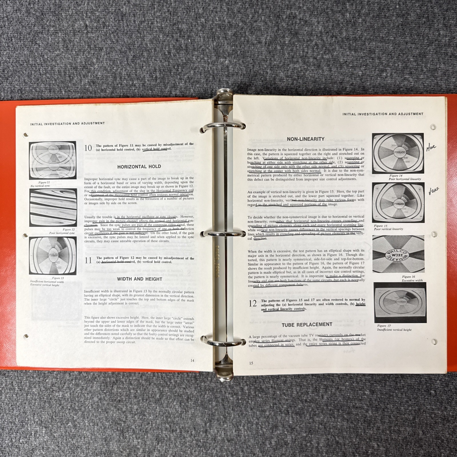 Bell & Howell Schools DeVRY Electronics Television Serving Course 831 - 10 Parts