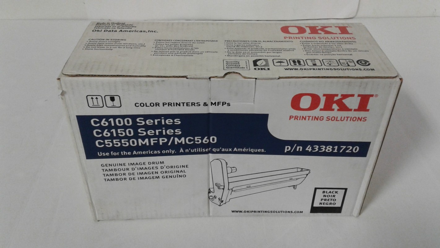 Okidata Image Drum 43381720 Black for Okidata C-6100n