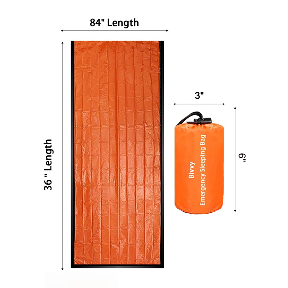 All-weather Shelter Survival Sleeping Bag Outdoor Emergencies Breathable