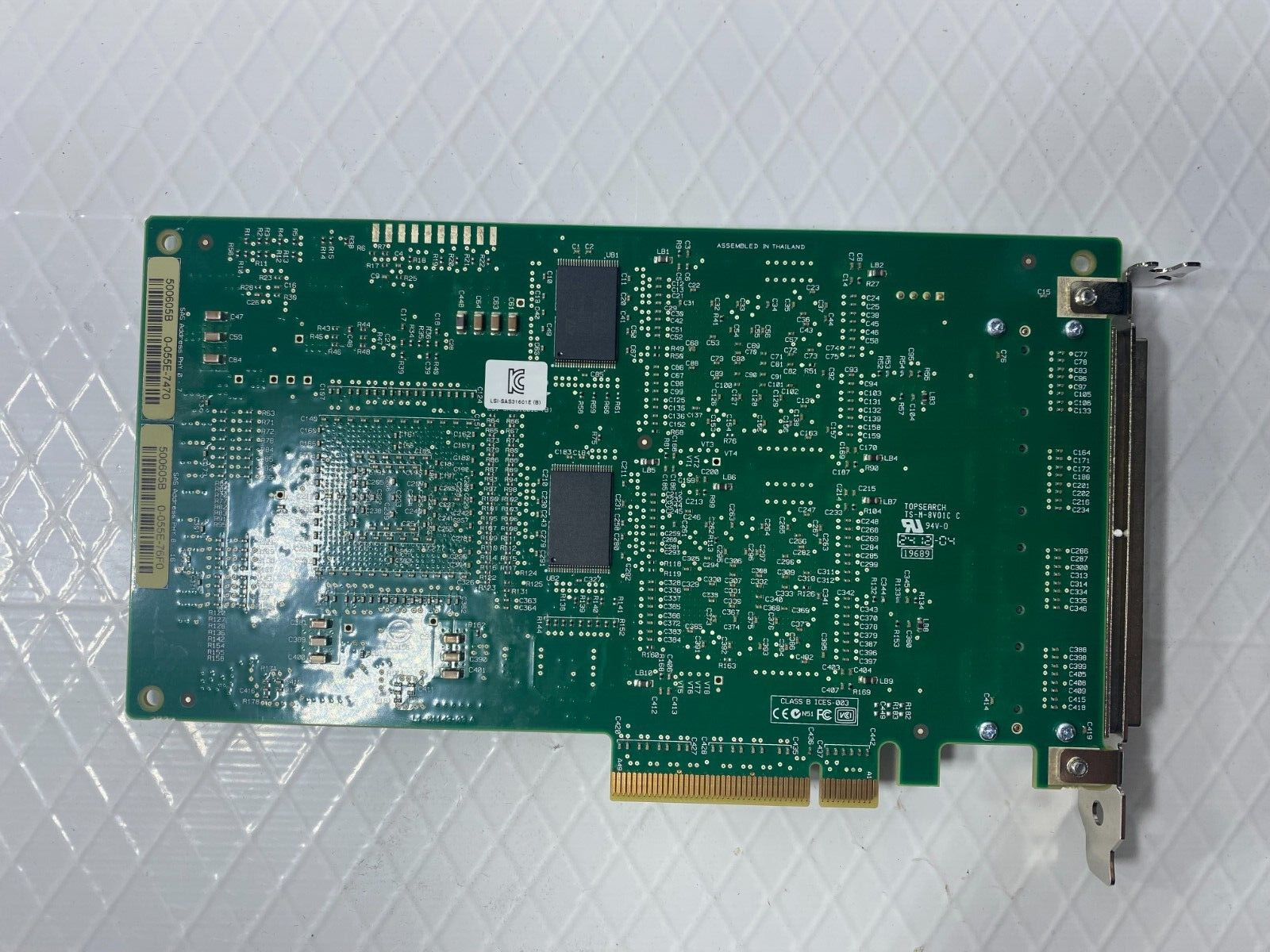 LSI PCI Express Controller RAID Card 500605B SAS31601E