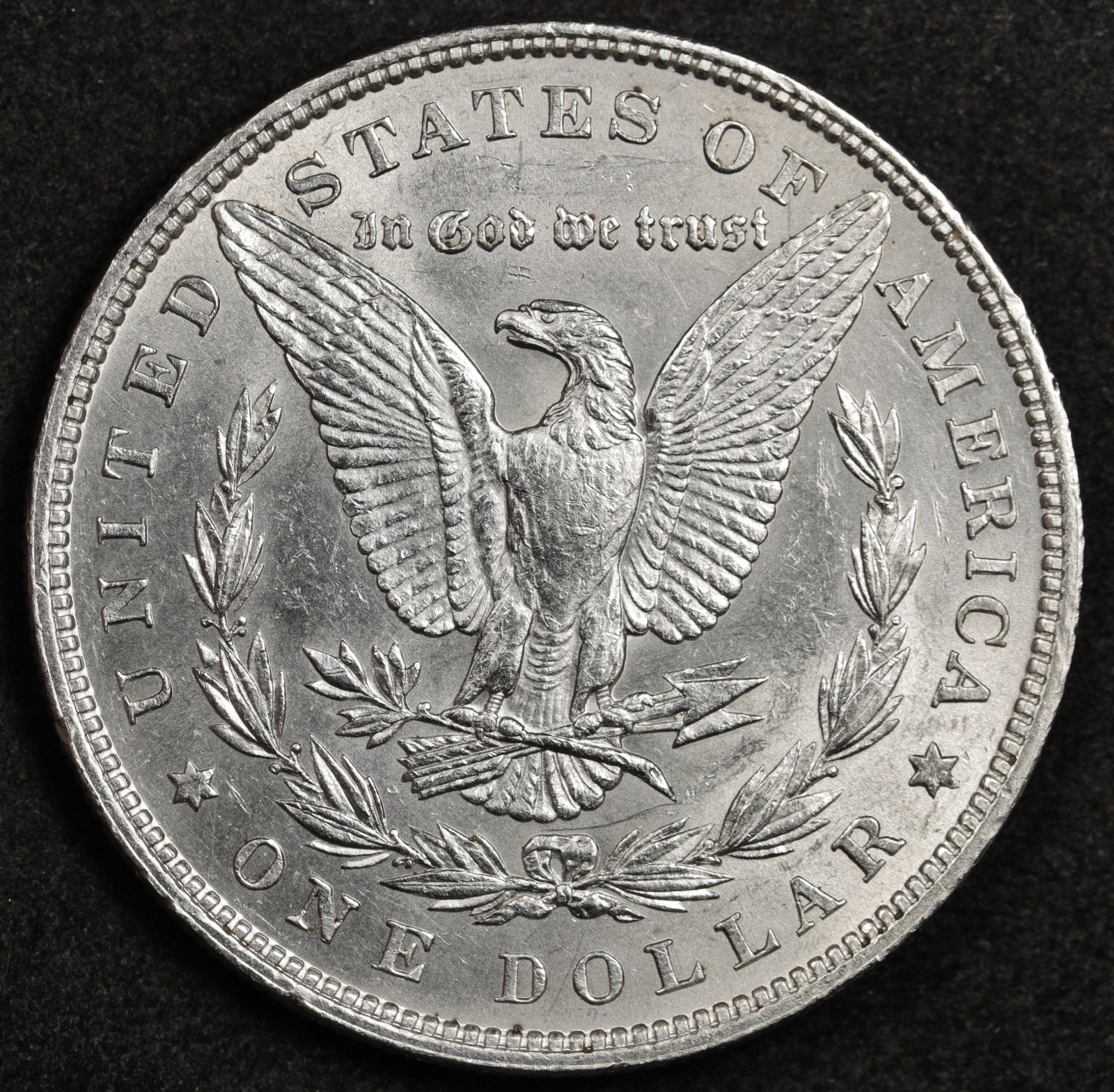 1879 Morgan Silver Dollar. B.U. Inventory G.