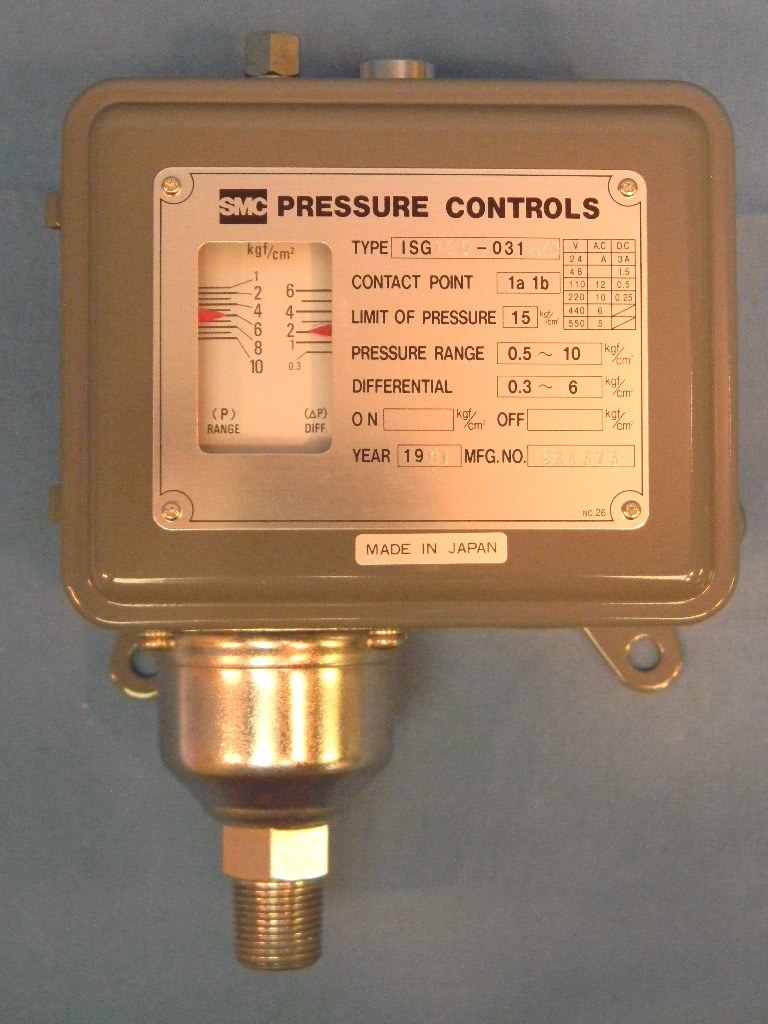 NEW SMC ISG130-031-XJ General Purpose Pressure Control Switch