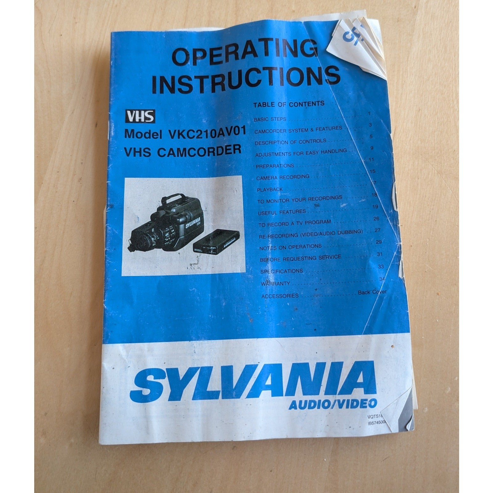 Sylvania High Shutter Camcorder