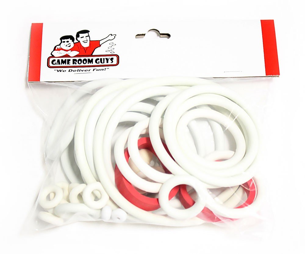 Atari Space Riders Pinball Machine Replacement Repair Rubber Ring Kit White