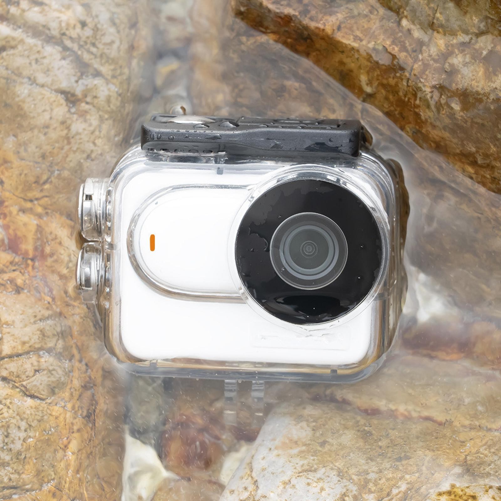 Waterproof Case WIth Bracket Screw Durable For Camera Clear Shooting Underwater