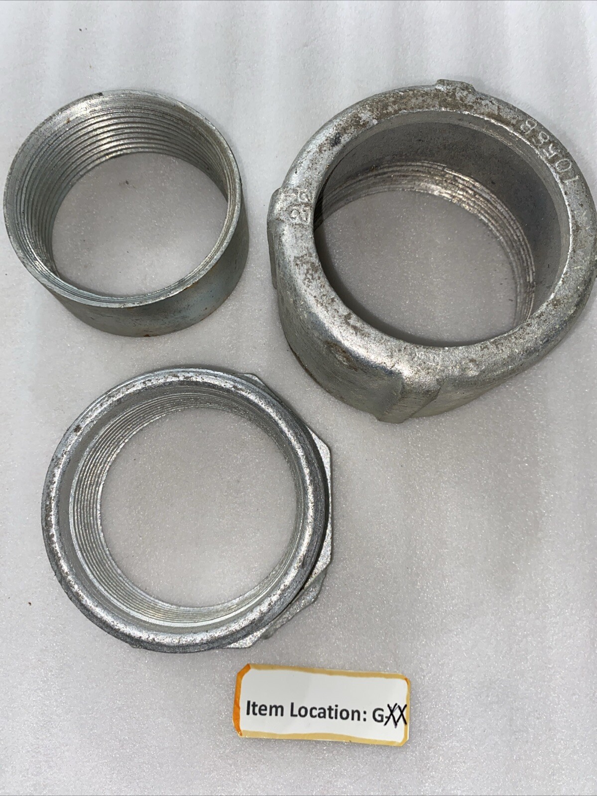 RACO # 1510 CONDUIT COUPLING MALLEABLE IRON 2-1/2" 3-piece