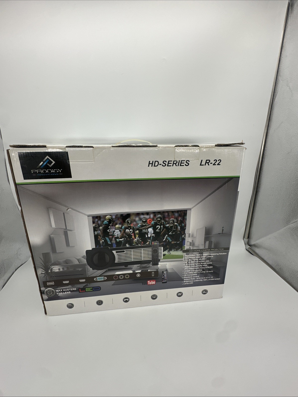 PRODIGY INNOVATIONS HD Series LR-22 Projector 3D Ready Complete
