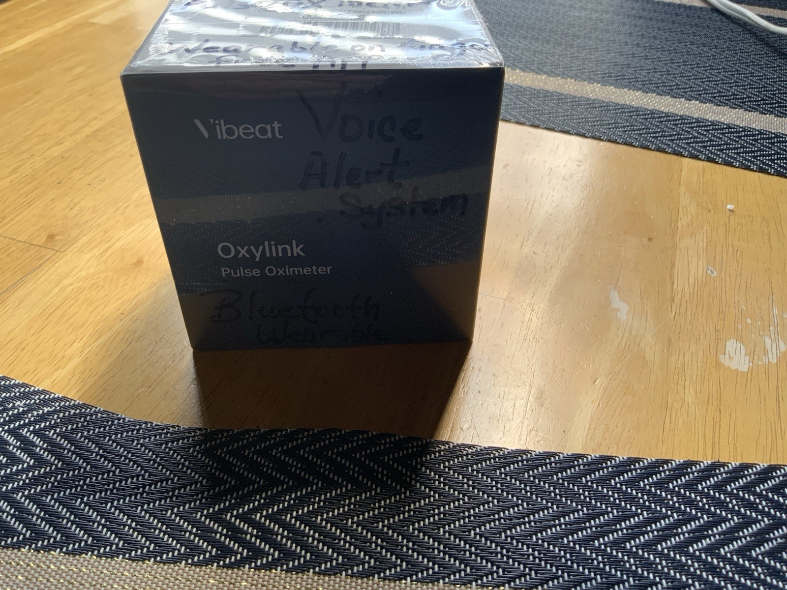 Vibeat Oxylink S13B Wrist Pulse Oximeter Bluetooth Sports Medicine Aviation