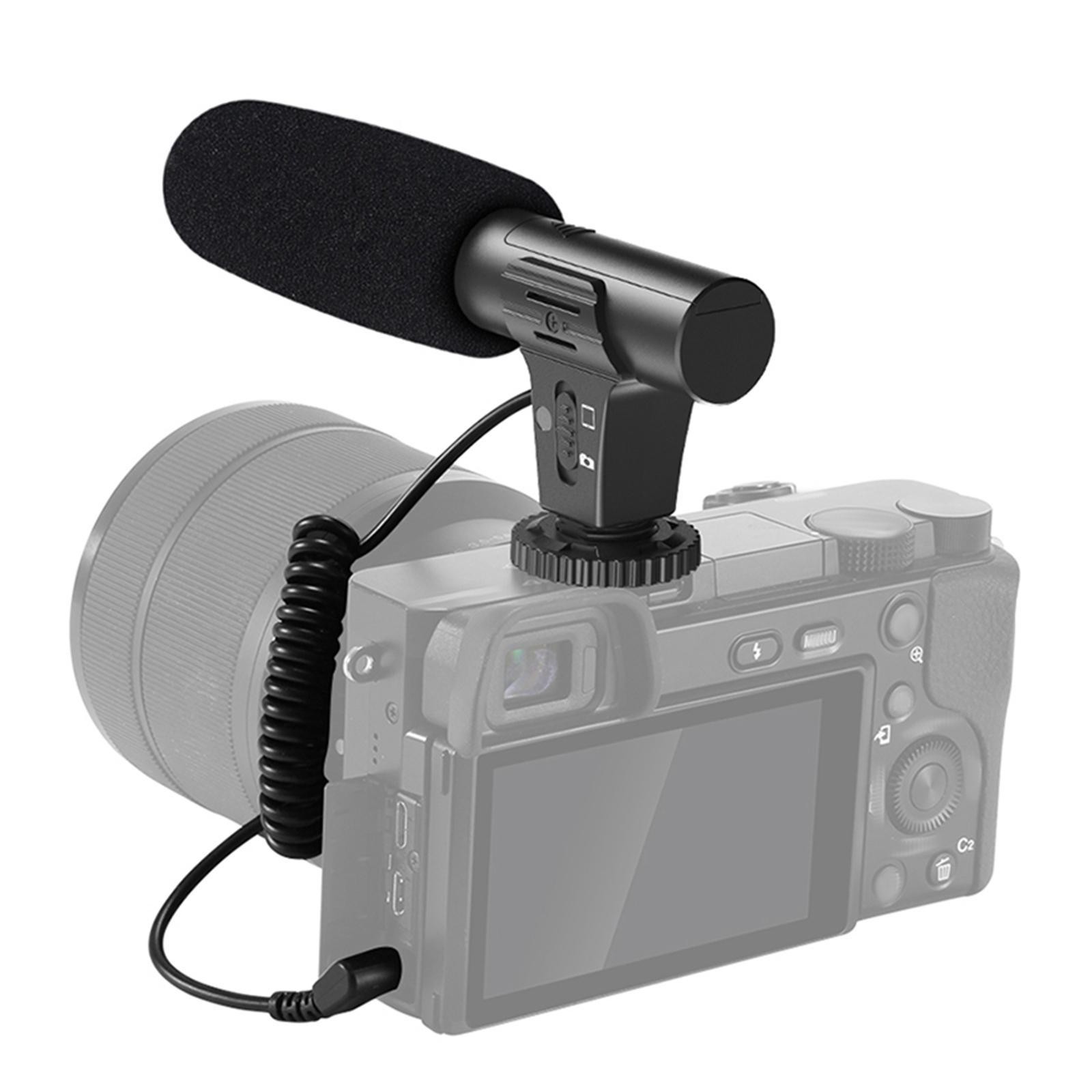 Camera Microphone Easy to Install Durability Multifunctional Portable