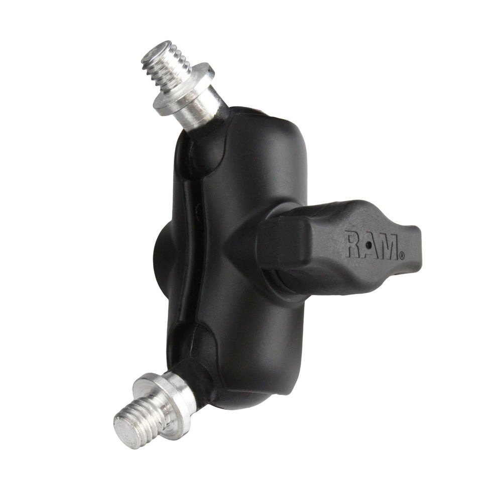 RAM-B-103-236U-A  RAM Double Ball Mount with Two 3/8"-16 Thread...