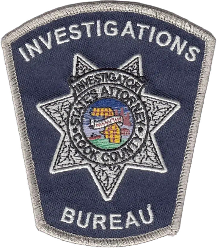 COOK COUNTY STATE'S ATTORNEY SHOULDER PATCH: Investigator, Investigations Bureau