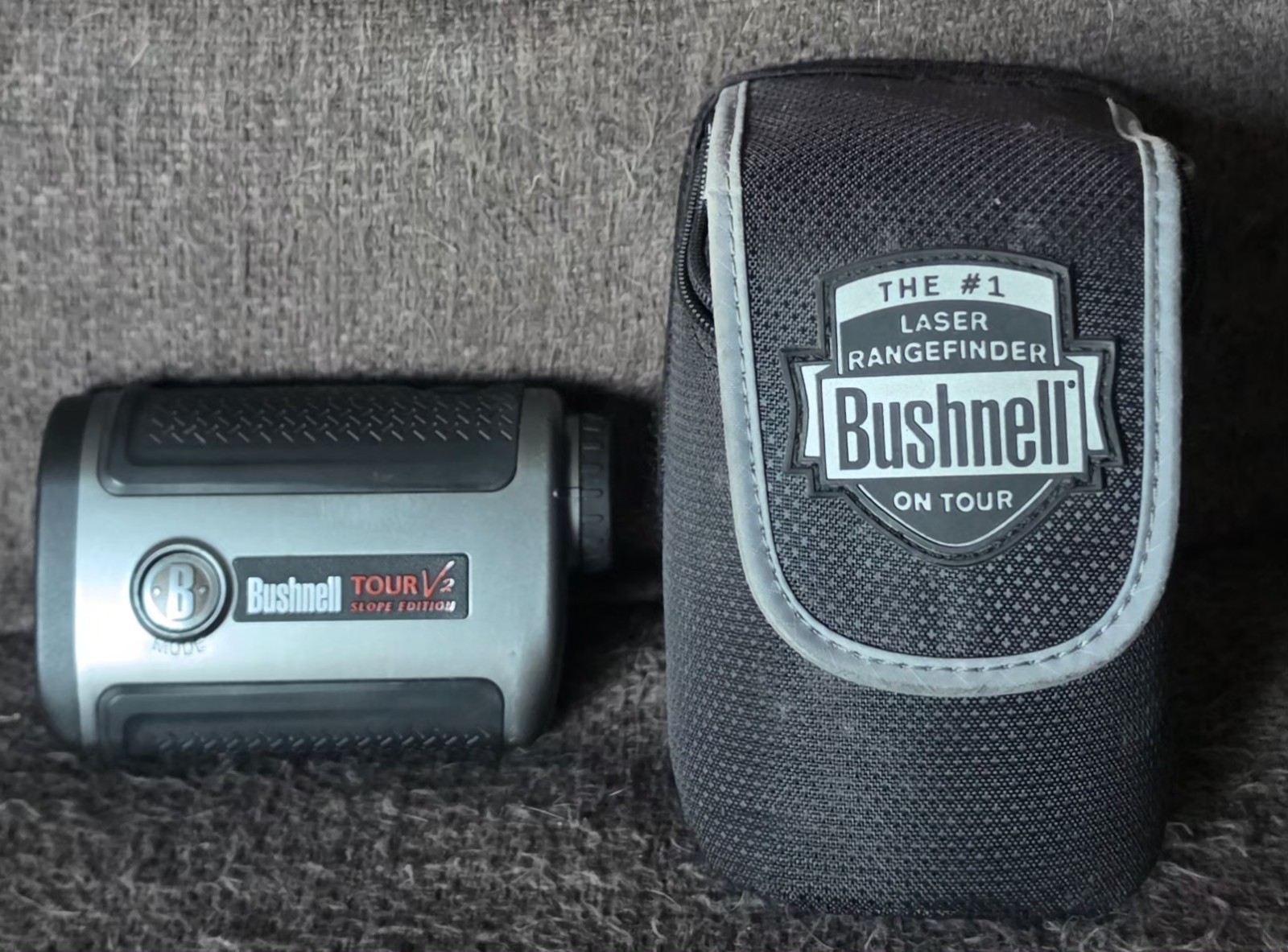 Bushnell * Tour V2 Slope * Golf Laser Rangefinder * Black/Grey * Laser Sensor *