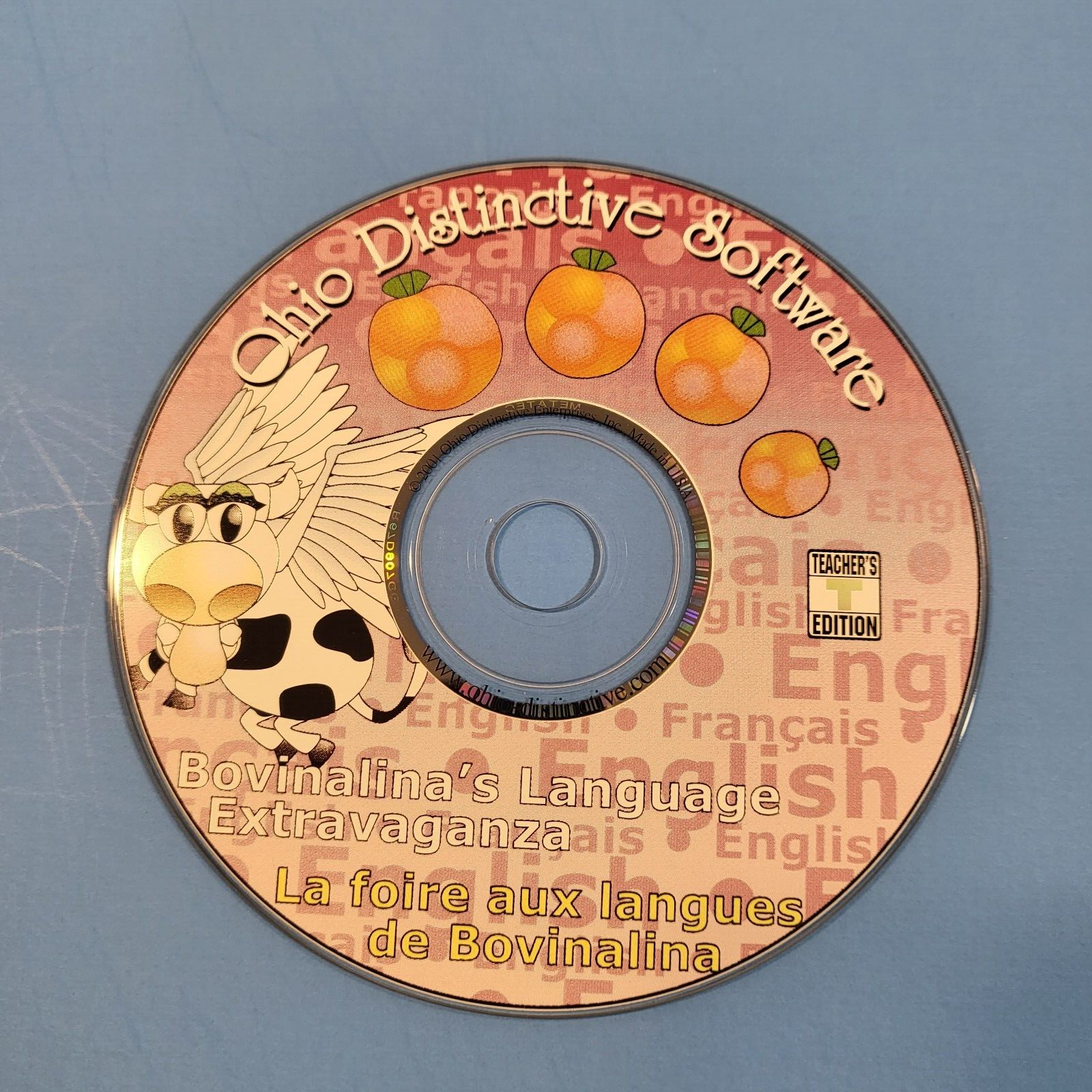 Ohio Distinctive Software Bovinalinas Language 4 Cd Set Teacher Edition 2001