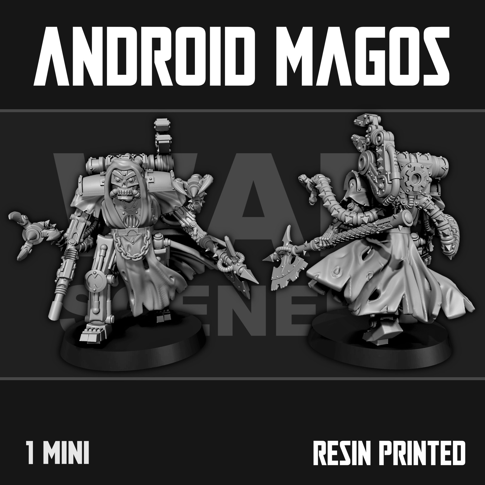 Chaos Android Magos - Grimdark Minis