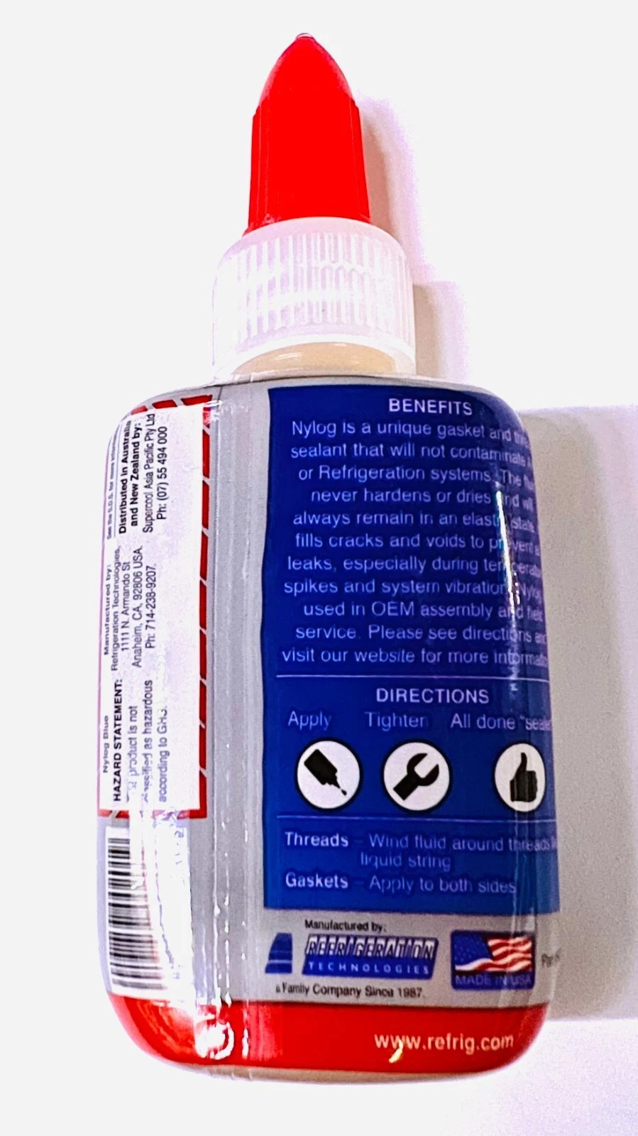 Nylog Blue RT201B Gasket Thread Sealant 30 ml (1 Pack) [Bin: B]
