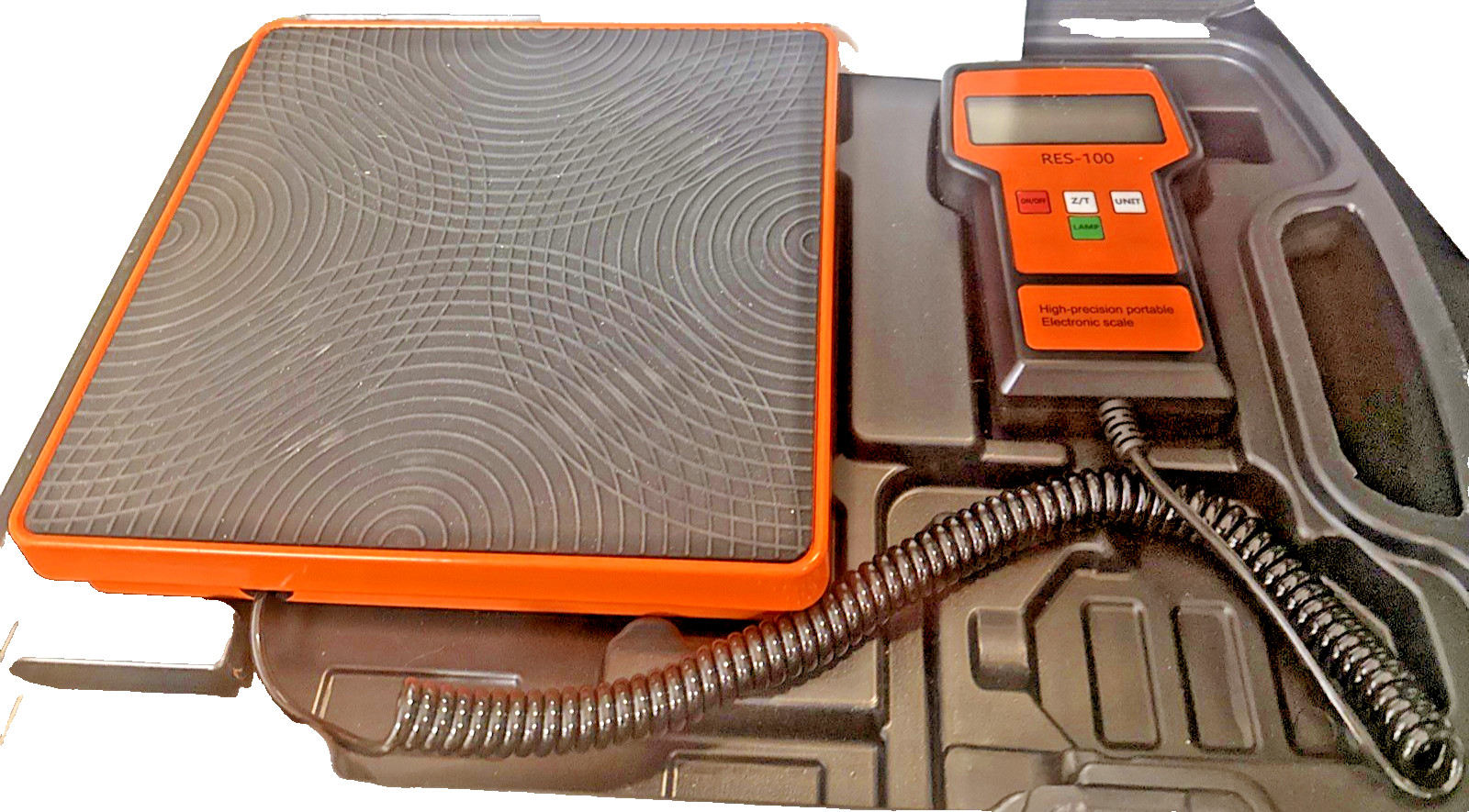 RES-100 PORTABLE "ELECTRONIC SCALE" DIGITAL,  HIGH PRESCISION, BATTERIES     (B7