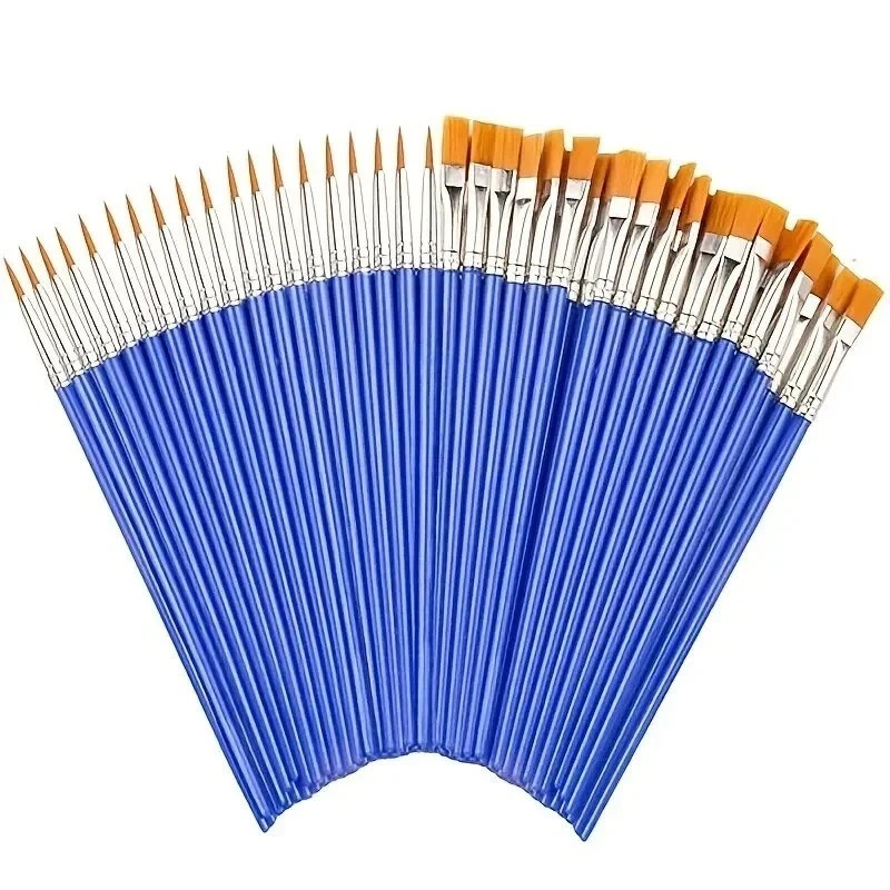 20pcs Artist Paint Brush Set Watercolour Oil Acrylic Fine Art Craft Painting Bru
