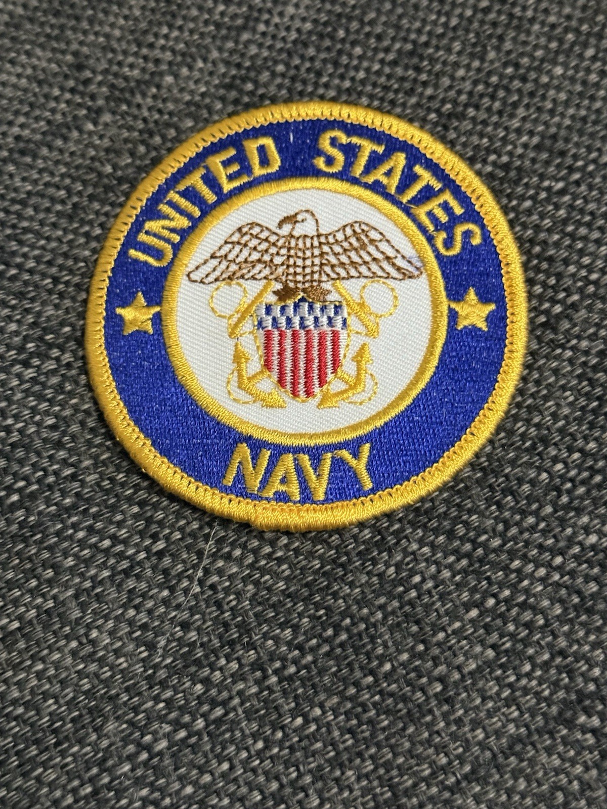 United States Navy Logo Embroidered Patch Military Veterans