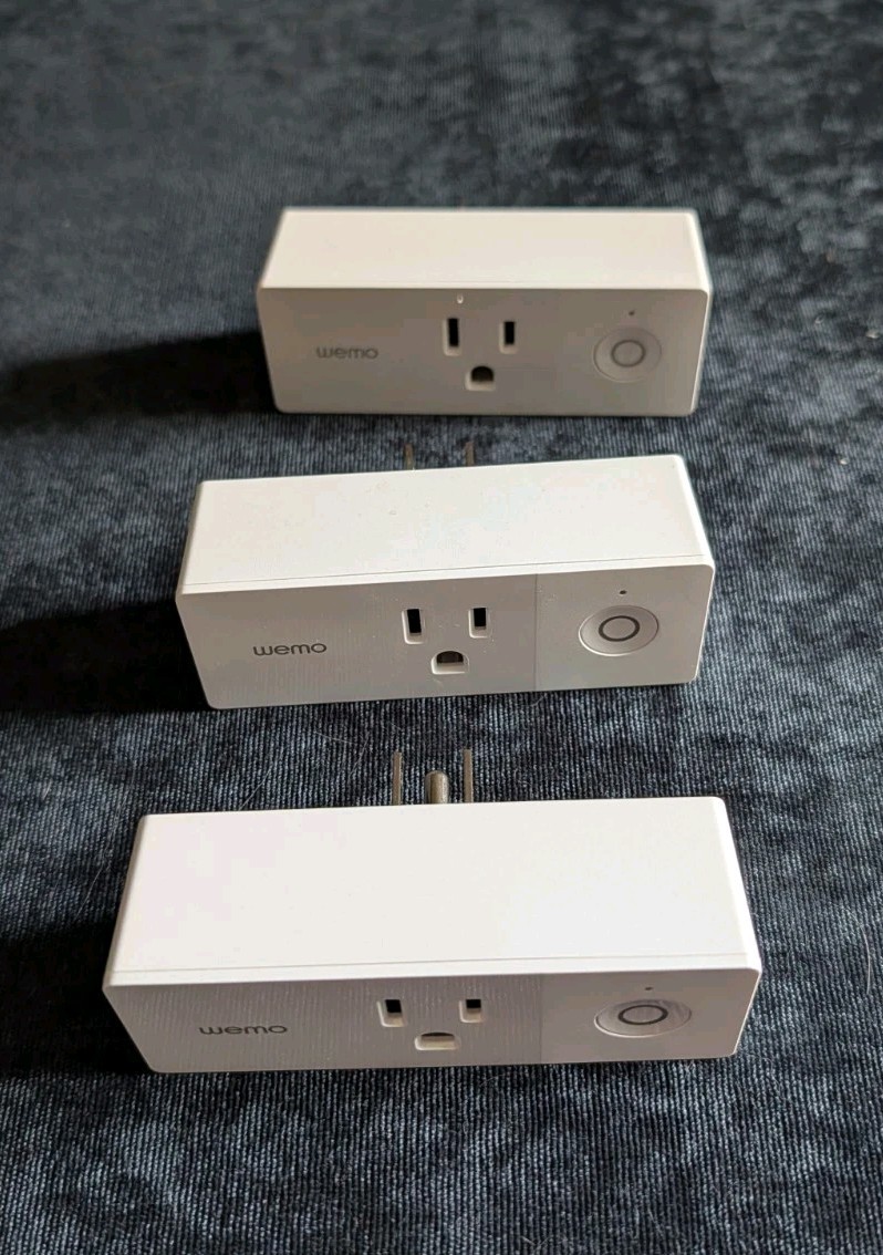 3x Wemo Mini F7C063 WiFi Smart Plugs