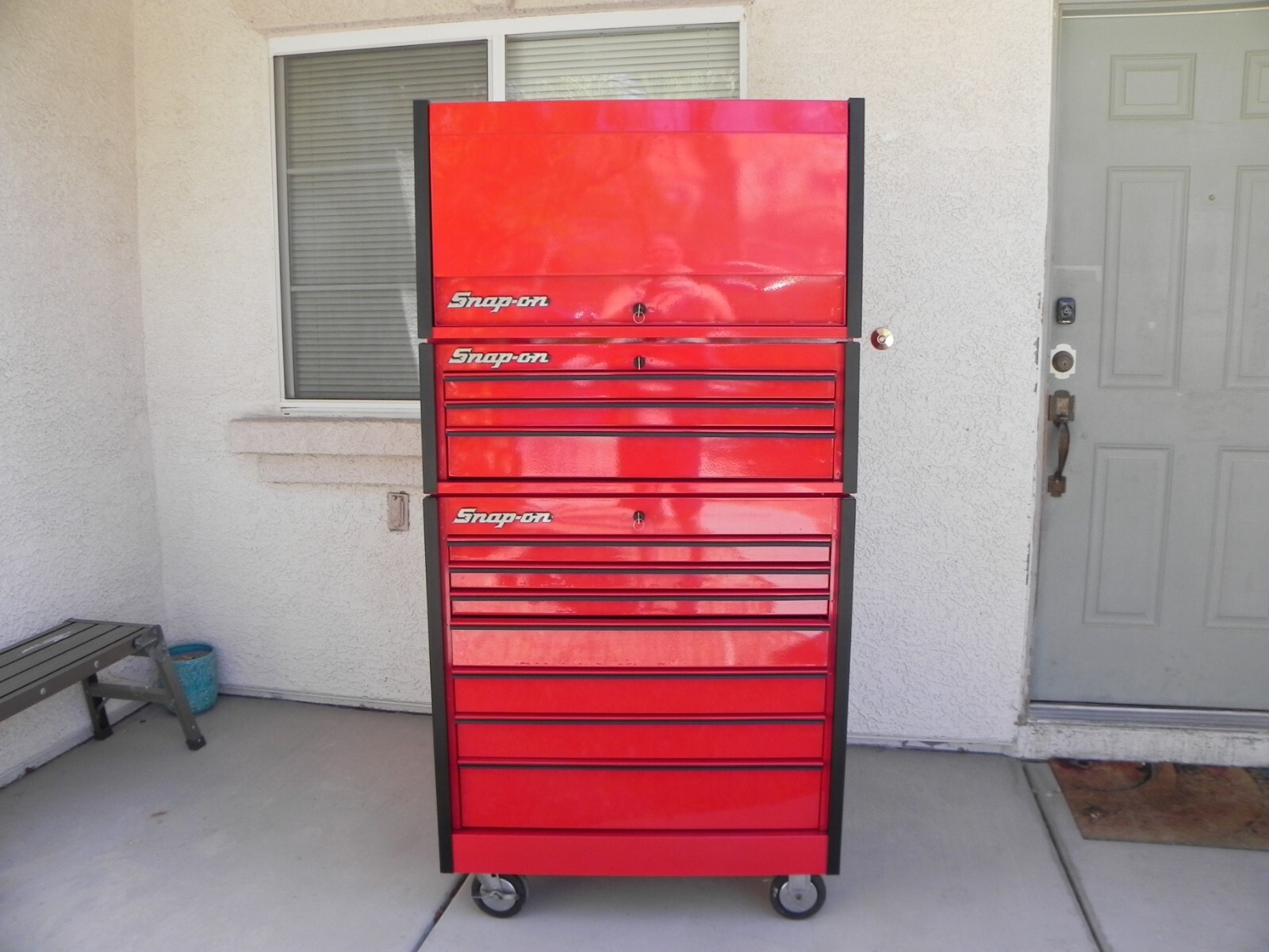 Snap-On "Dad's Dream Box" Fully Restored Candy Apple Red/Gold Flakes
